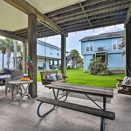 فيلا Salty Dog Galveston House Less Than 1 Mi To Beach! المظهر الخارجي الصورة